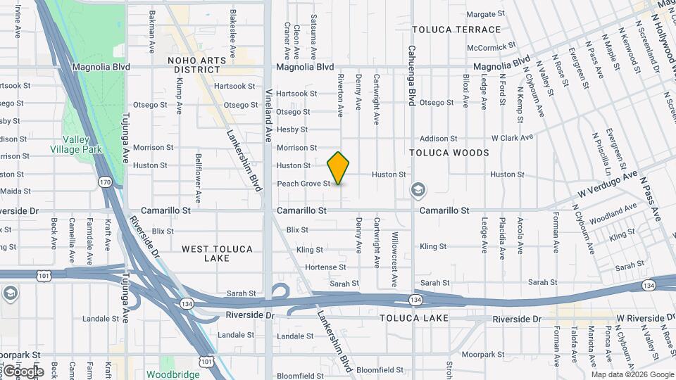 10800 Peach Grove St Map and Location Details