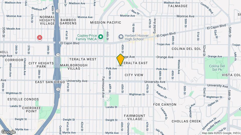 4110 45th St Map and Location Details