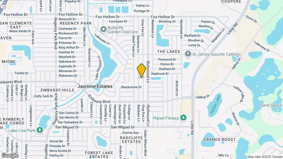 9411 Gray Fox Ln Map and Location Details