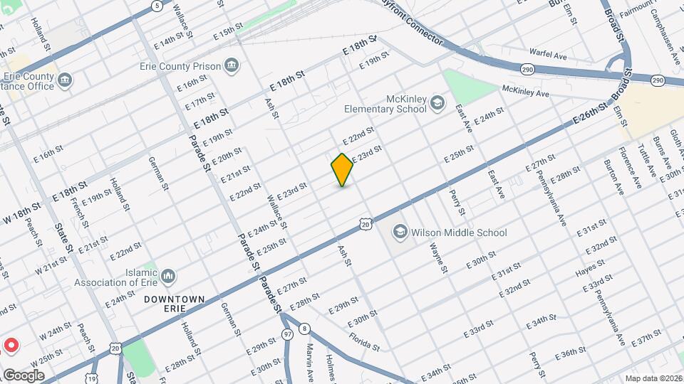 635 E 24th St Mapa y Detalles de la Ubicación