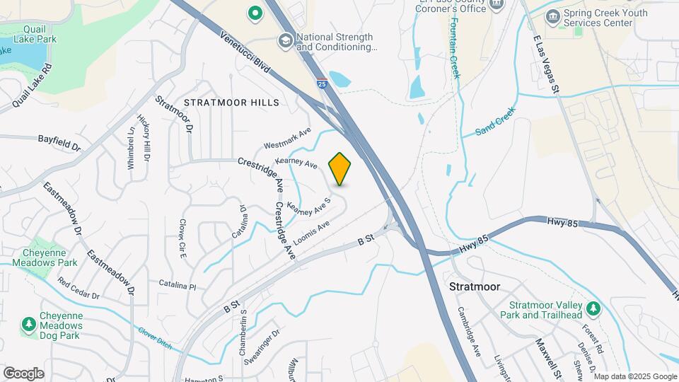 657 Loomis Ave Map and Location Details