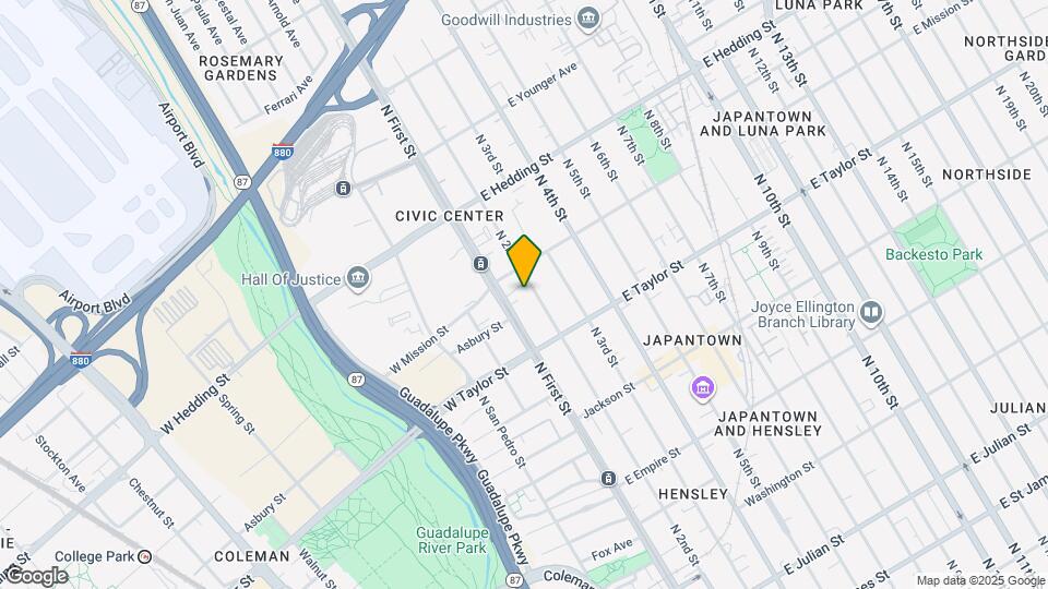 767 N 2nd St Map and Location Details