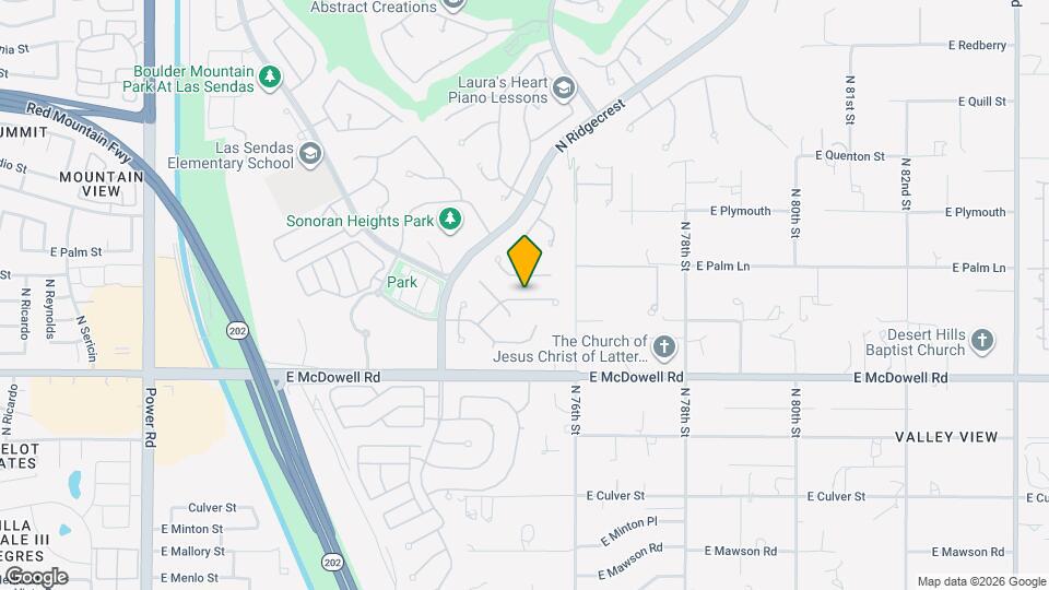 7464 E Odessa Cir Map and Location Details