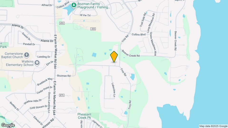 1613 Bozman Rd Map and Location Details