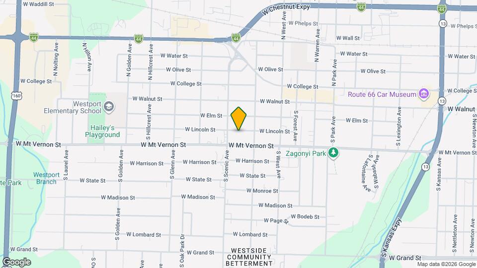 2632 W Lincoln St Map and Location Details