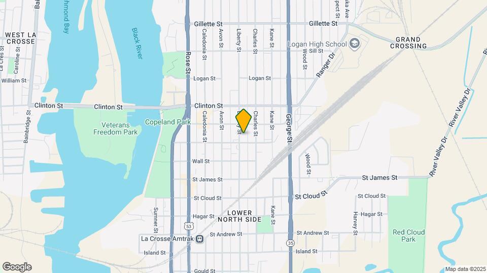 1106 Liberty St Mapa y Detalles de la Ubicación