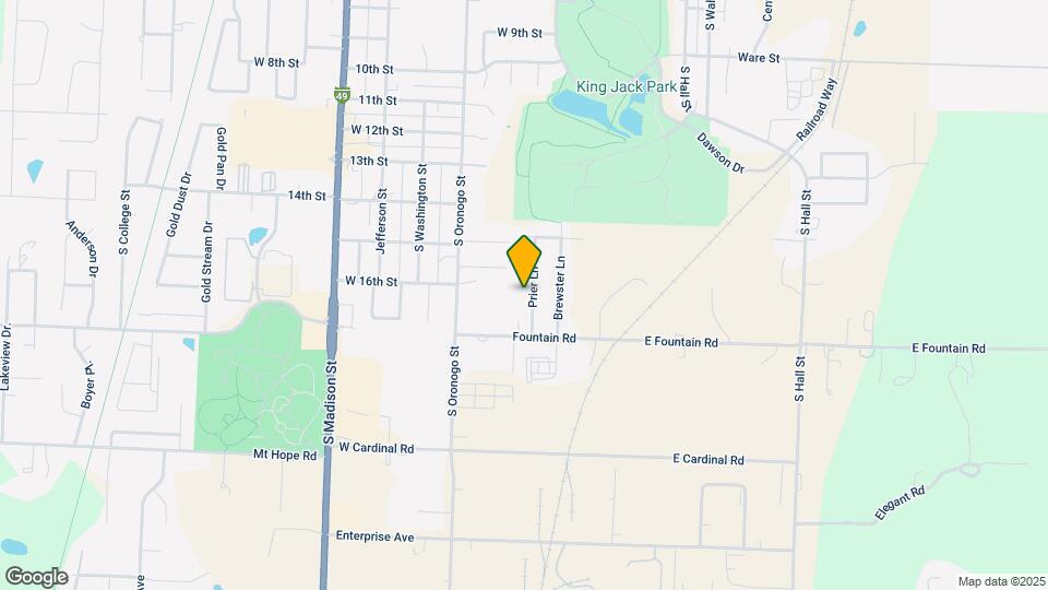 1604 Prier Ln Map and Location Details