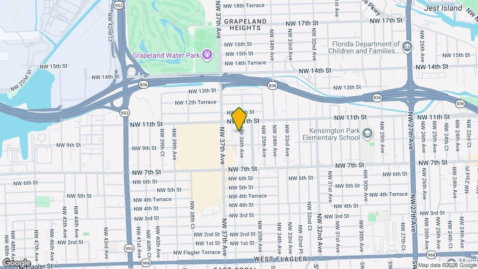 960 NW 36th Ave Map and Location Details