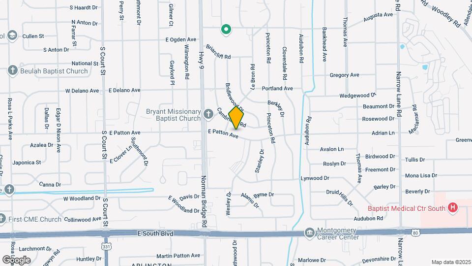 613 E Patton Ave Map and Location Details