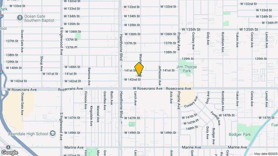 4307 W. 142nd Street Map and Location Details