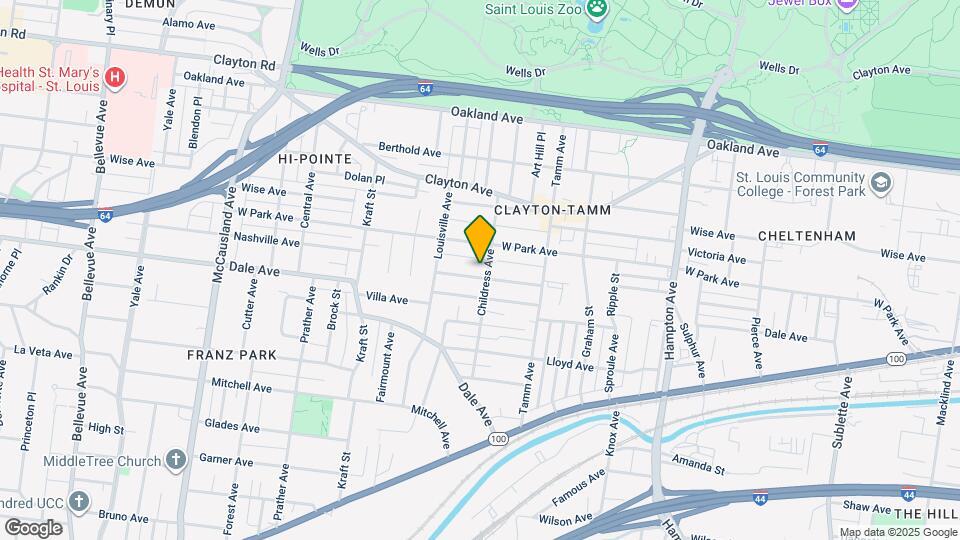 6507 Nashville Ave Map and Location Details