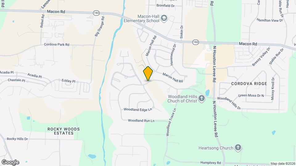 10093 Woodland Hills Dr Mapa y Detalles de la Ubicación