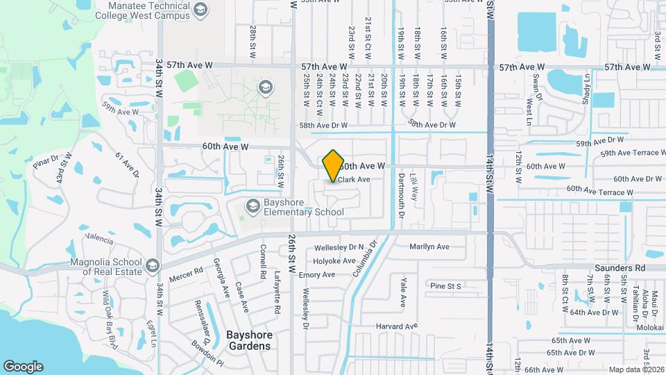 6033 Coral Way Map and Location Details