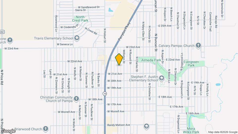 2116 Hamilton St Map and Location Details