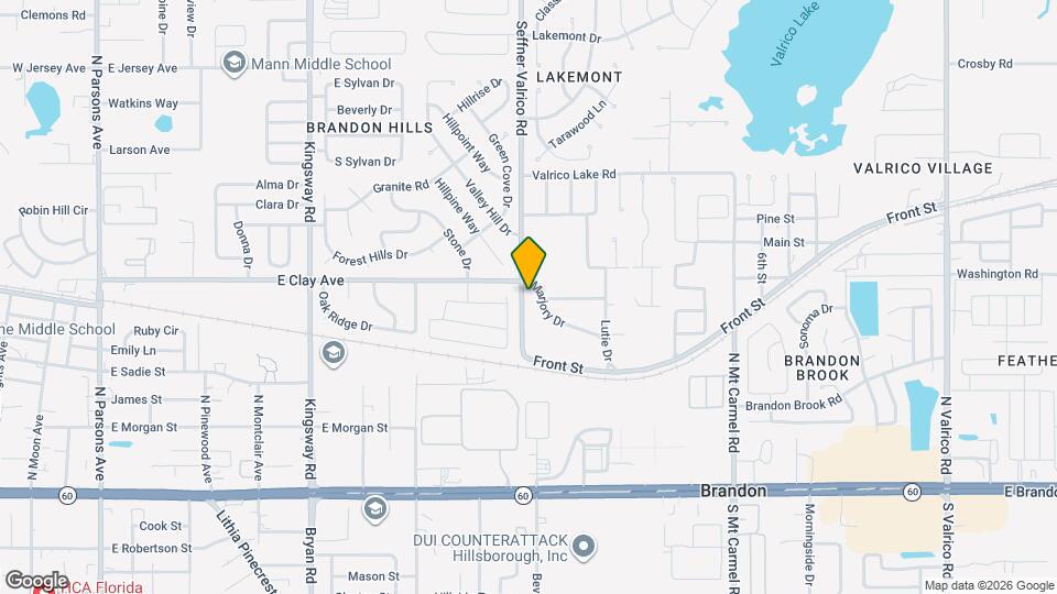 411 Seffner Valrico Rd Mapa y Detalles de la Ubicación