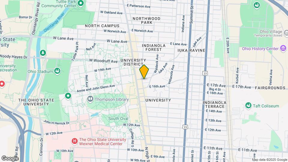 33 E 17th Ave Mapa y Detalles de la Ubicación