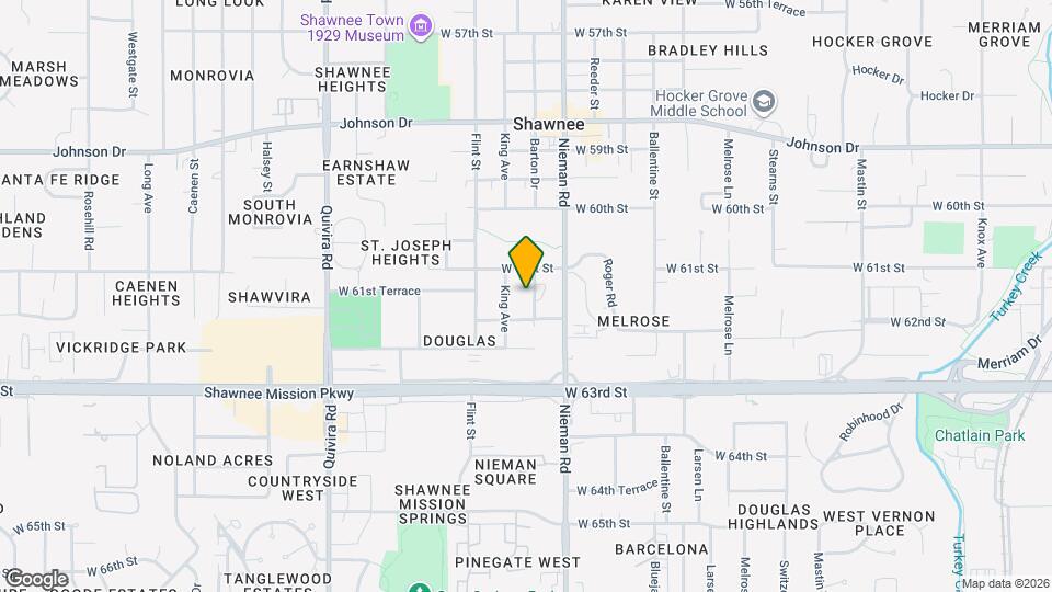 6043 Barton Ave Map and Location Details