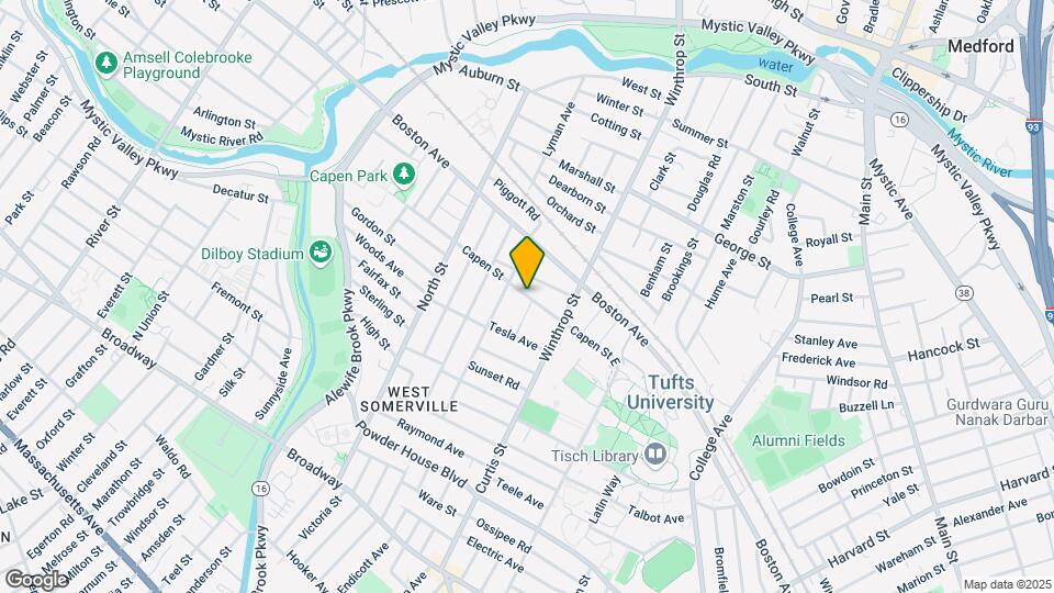 29 Capen St, Unit #U2 Map and Location Details