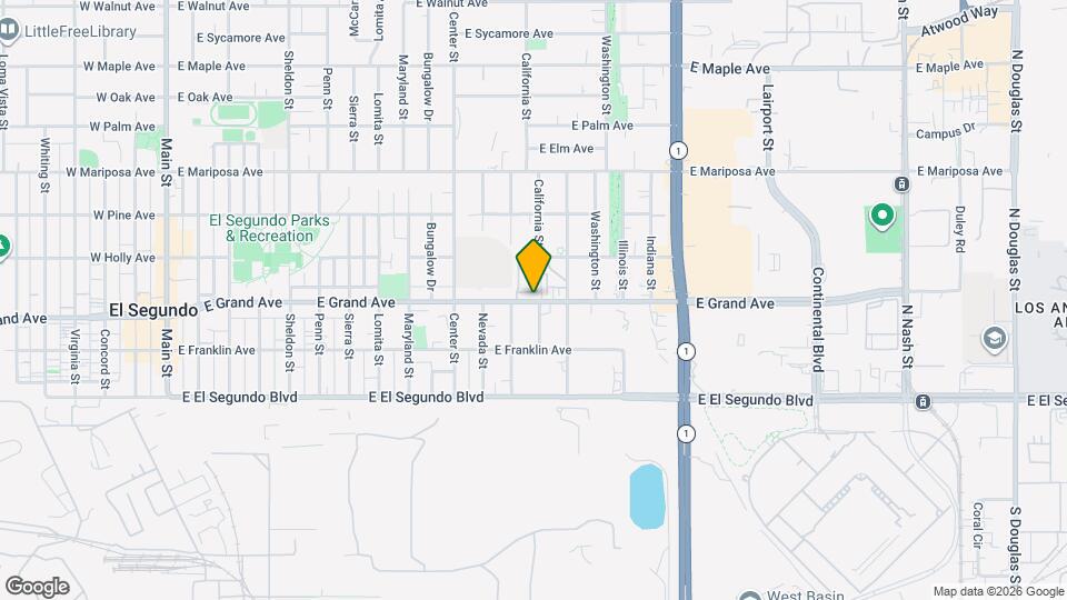 1345 E Grand Ave, Unit A Mapa y Detalles de la Ubicación