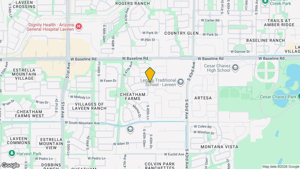 7909 S 45th Ln Mapa y Detalles de la Ubicación