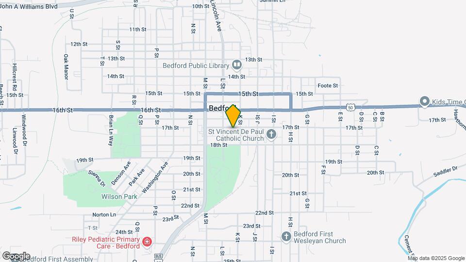 1114 17th St-Unit -Apt A Map and Location Details