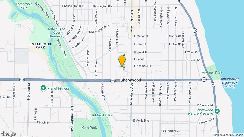 4049 N Bartlett Ave Map and Location Details