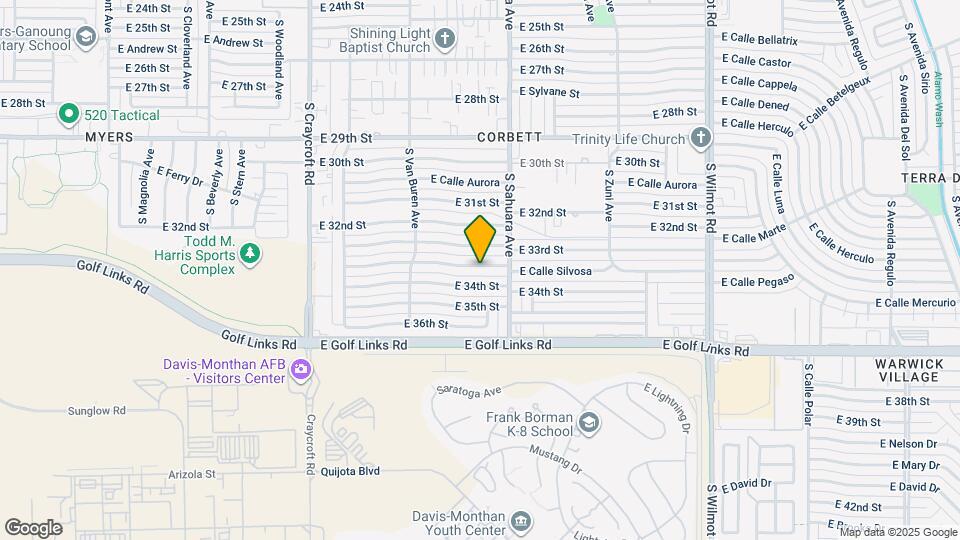 5828 E Calle Silvosa Map and Location Details