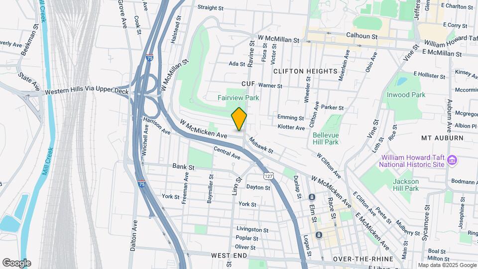 422 W McMicken Ave Map and Location Details