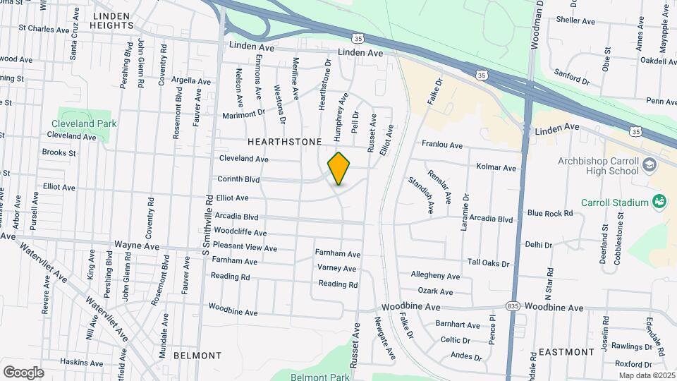 4405 Elliot Ave Map and Location Details