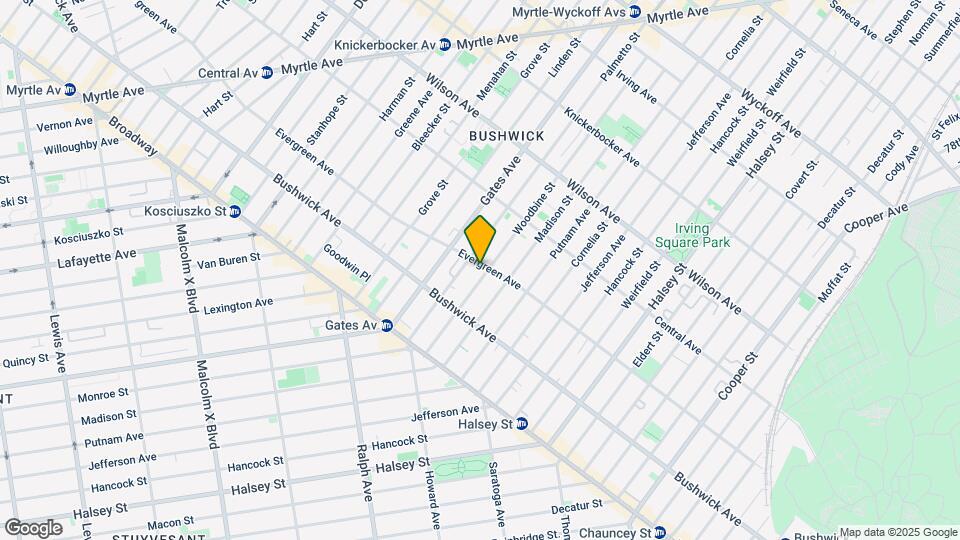 522 Evergreen Ave Mapa y Detalles de la Ubicación