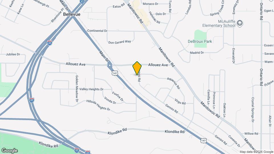 2730 Aquarius Rd Mapa y Detalles de la Ubicación