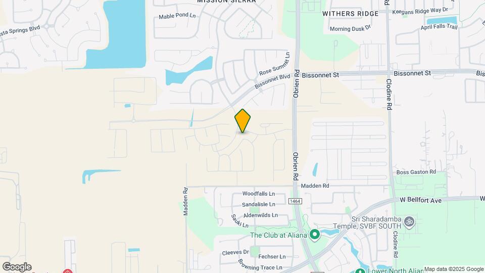 9703 Violet Lndg Ln Mapa y Detalles de la Ubicación