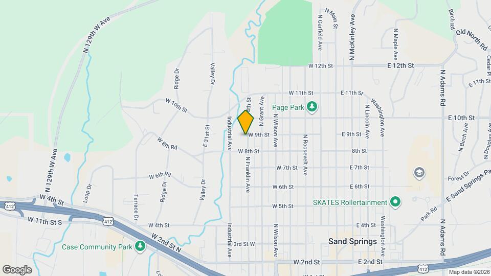 808 N Franklin Ave Map and Location Details