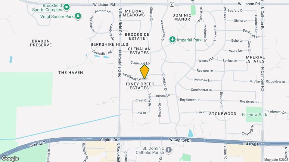 18525 Heathway Ln Map and Location Details