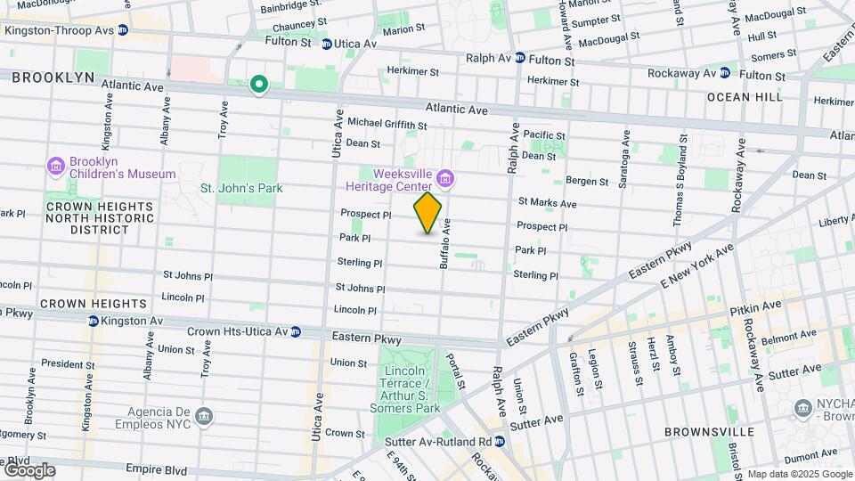 1543 Park Pl Mapa y Detalles de la Ubicación