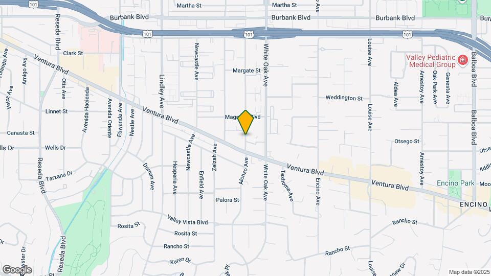 5133 Yarmouth Ave Map and Location Details