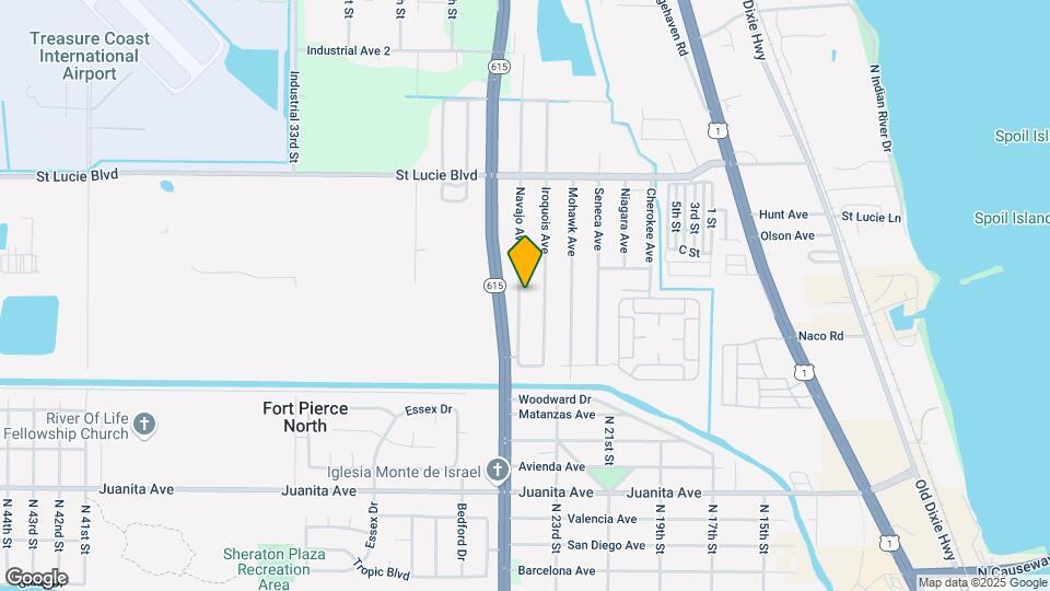 2564 Navajo Ave Map and Location Details