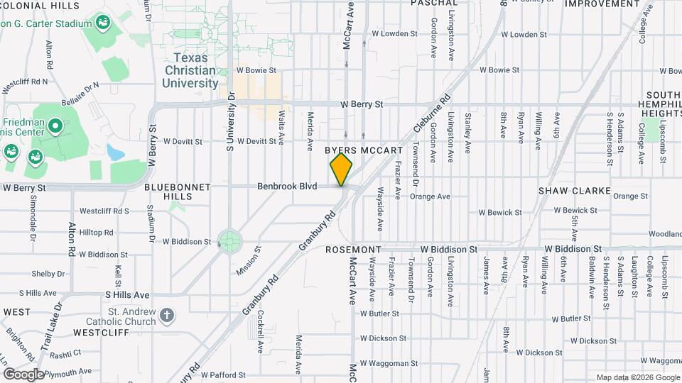 2505 Benbrook Blvd Map and Location Details