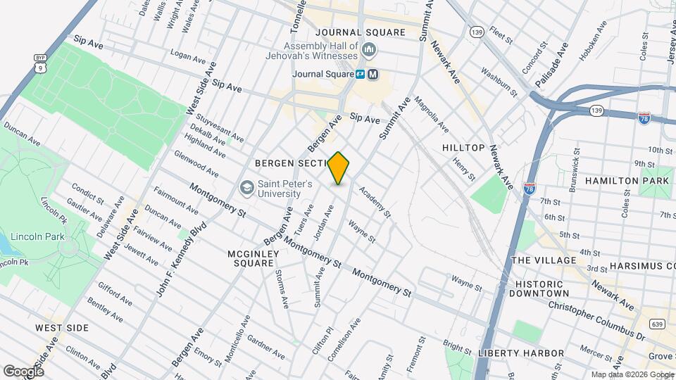 Vroom Street Apartments Map and Location Details