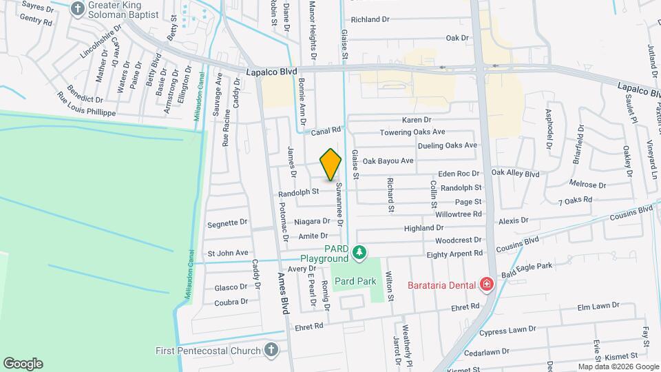 5504 Randolph St Map and Location Details