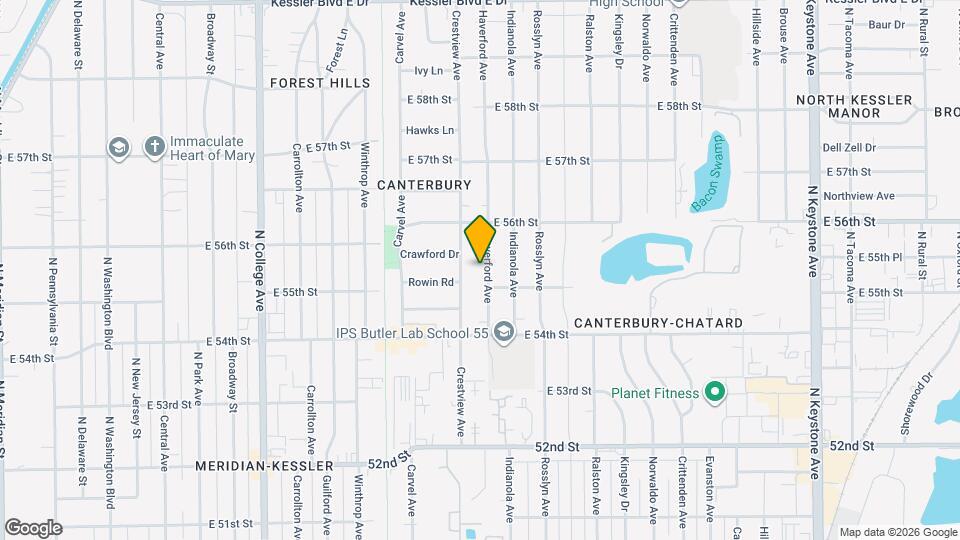 5524 Haverford Ave Map and Location Details