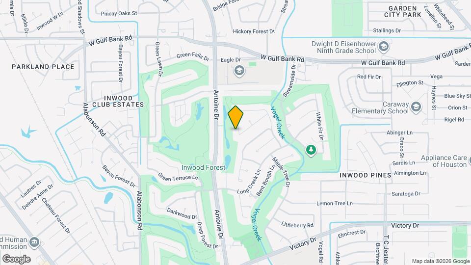 7715 Brush Wood Dr Map and Location Details