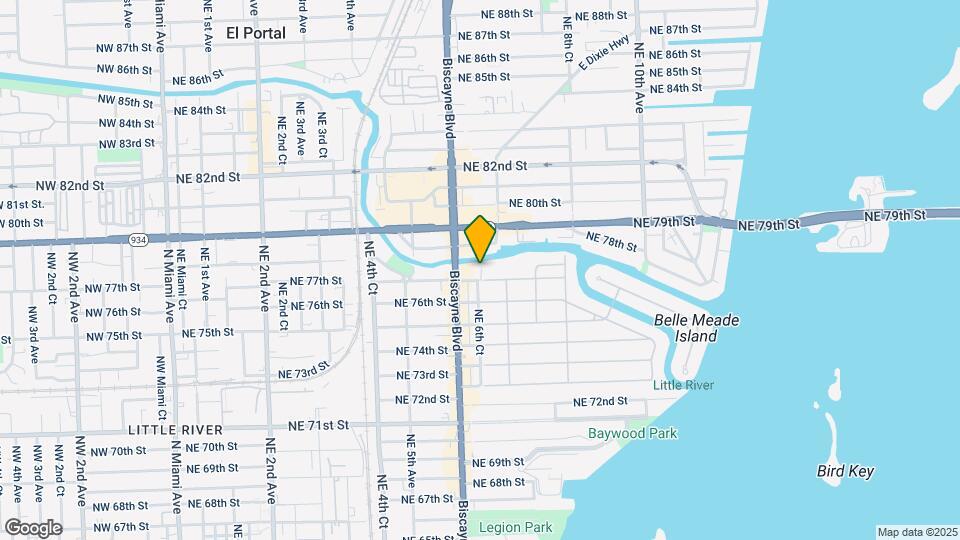 645 NE 77th St Map and Location Details
