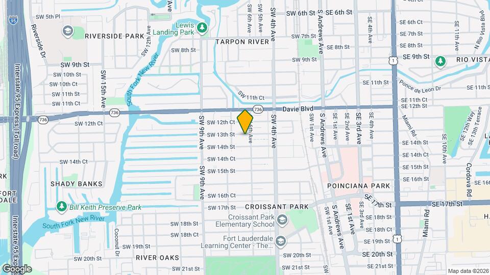 608 SW 13th St Map and Location Details
