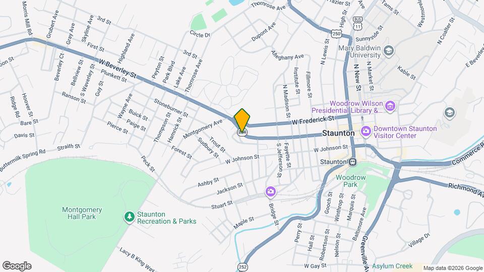 932 W Beverley St Mapa y Detalles de la Ubicación