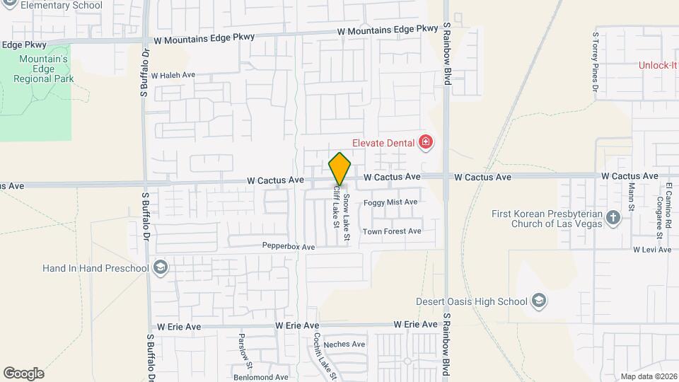 10526 Cliff Lake St Map and Location Details