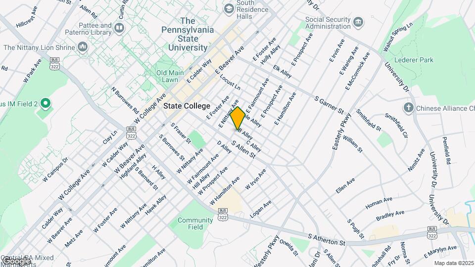 120 E Fairmount Ave Map and Location Details