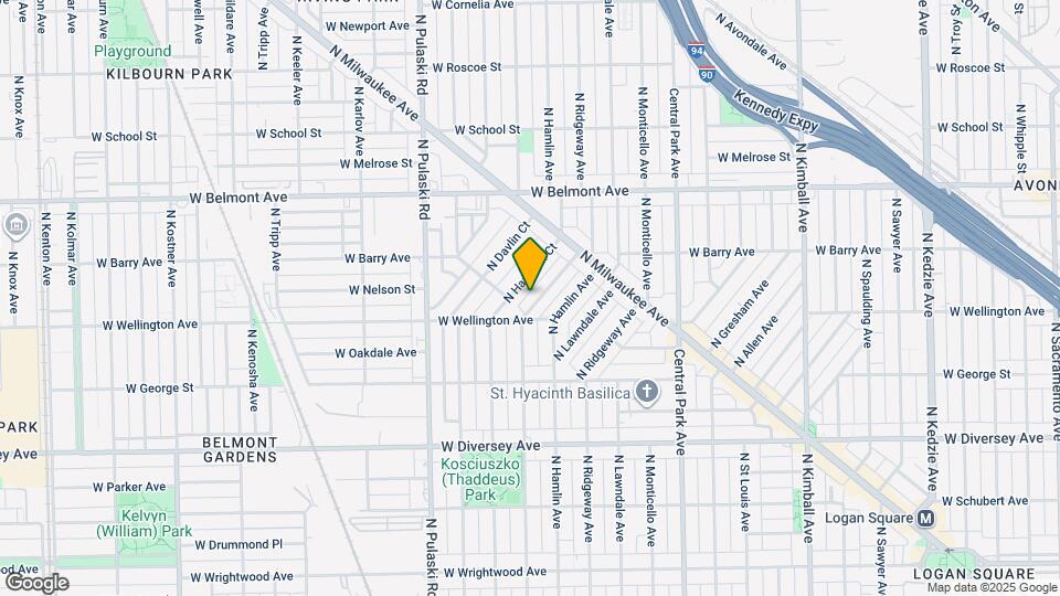 3022 N Avers Ave Map and Location Details