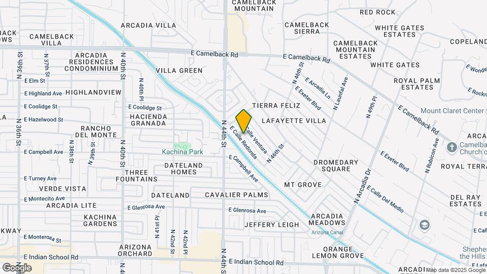 4536 E Calle Redonda Mapa y Detalles de la Ubicación