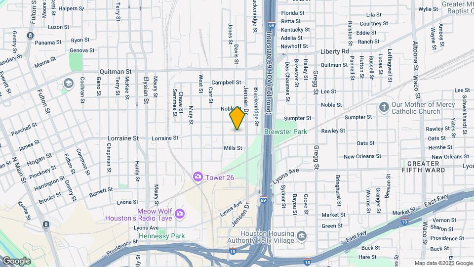 2705 Lorraine St Mapa y Detalles de la Ubicación